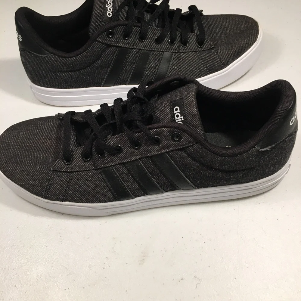 Adidas Sneakers Black Denim Size 12 Ortholite Float